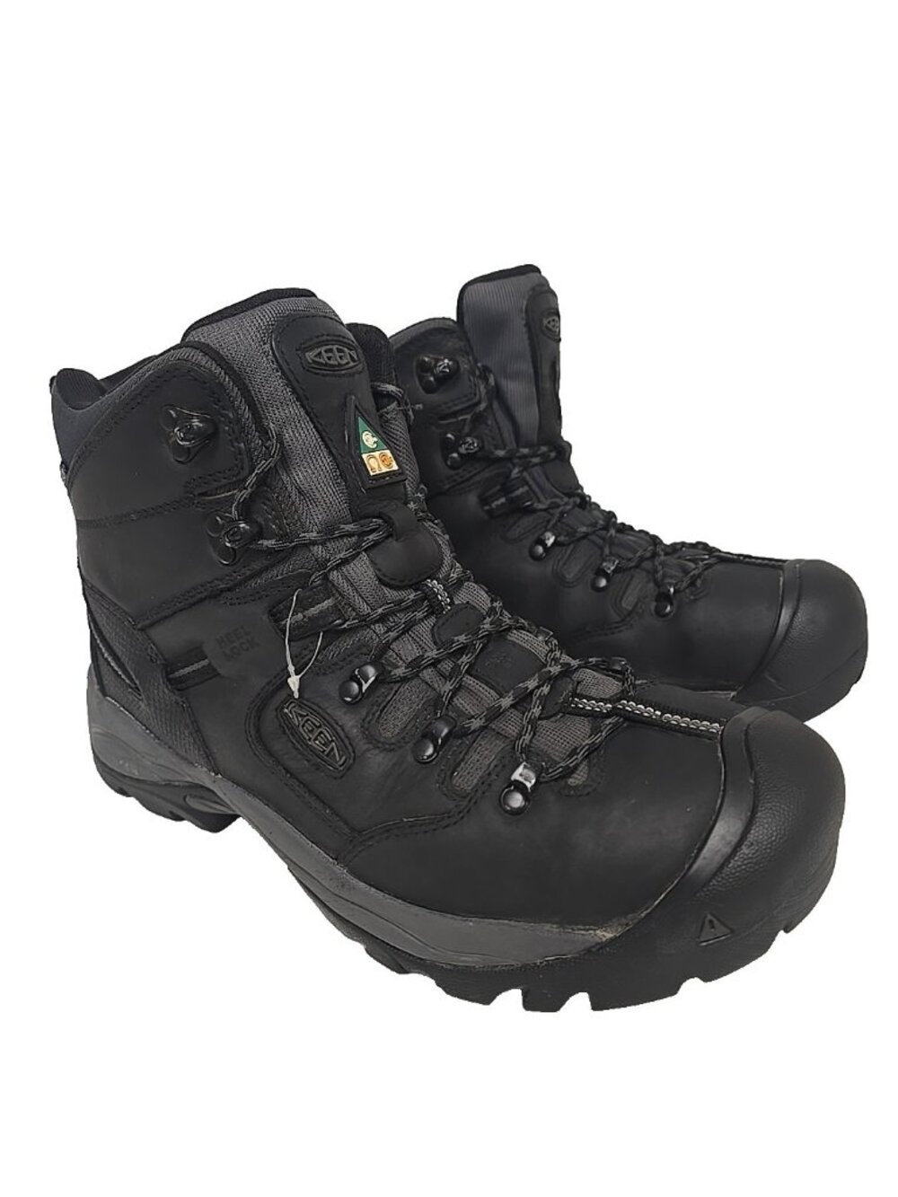 Keen Utility Men's Pittsburgh Energy Waterproof Work Hiker Black Size 12D